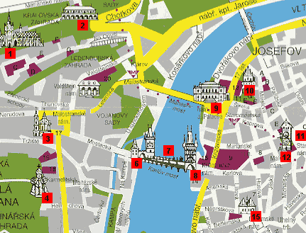 Mappa Praga